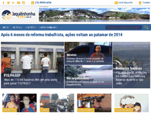 Tablet Screenshot of jequitinhonhanews.com